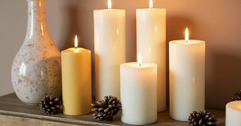 30 Cozy Candle Displays for Winter Ambiance