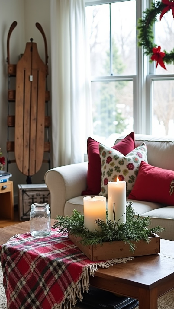 Accessorize with Vintage Winter Decor