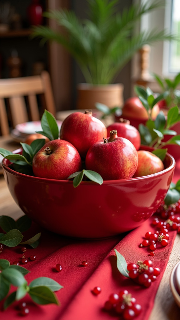 10. Craft a Red-Themed Centerpiece