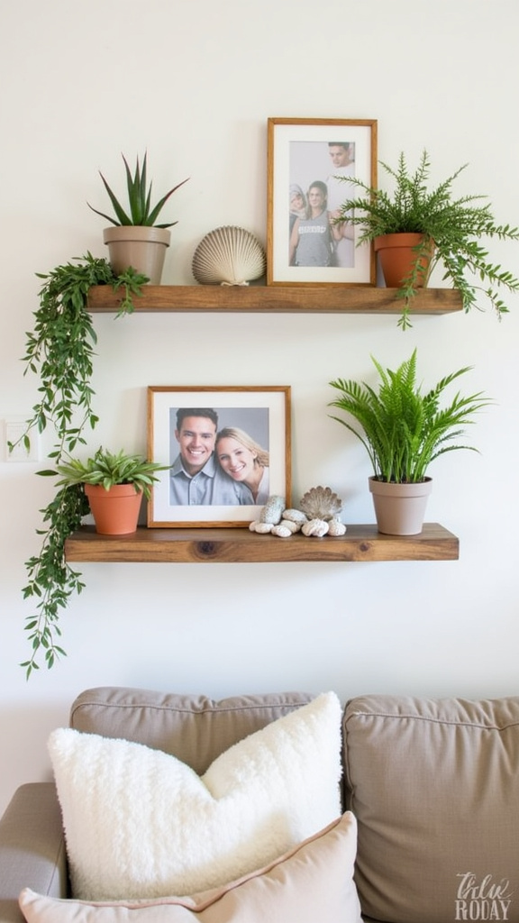 12. Assemble a Nature-Inspired Wall Shelf