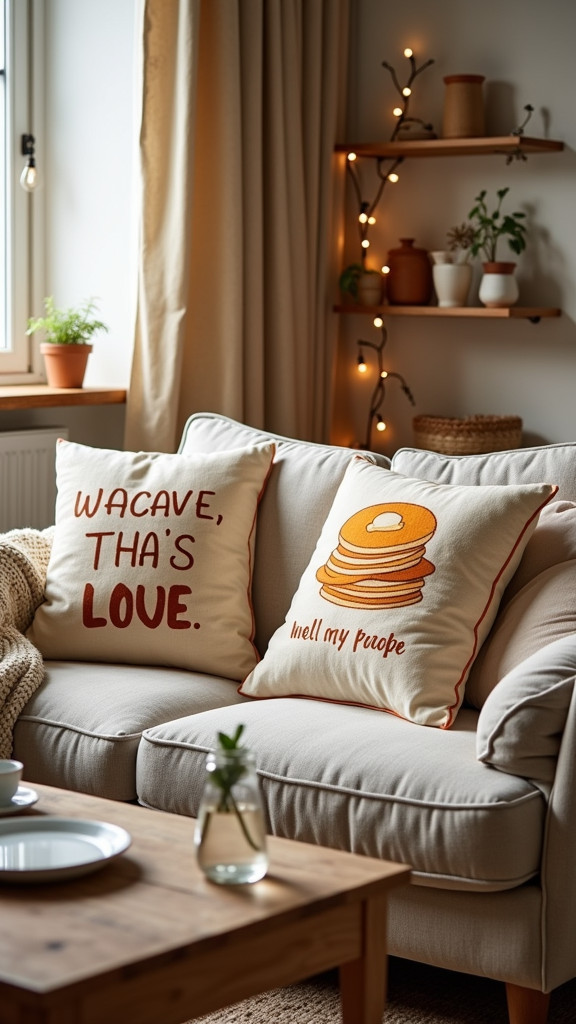 13. Pancake Day-Themed Pillows