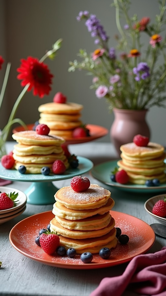 14. Brightly Colored Serving Platters