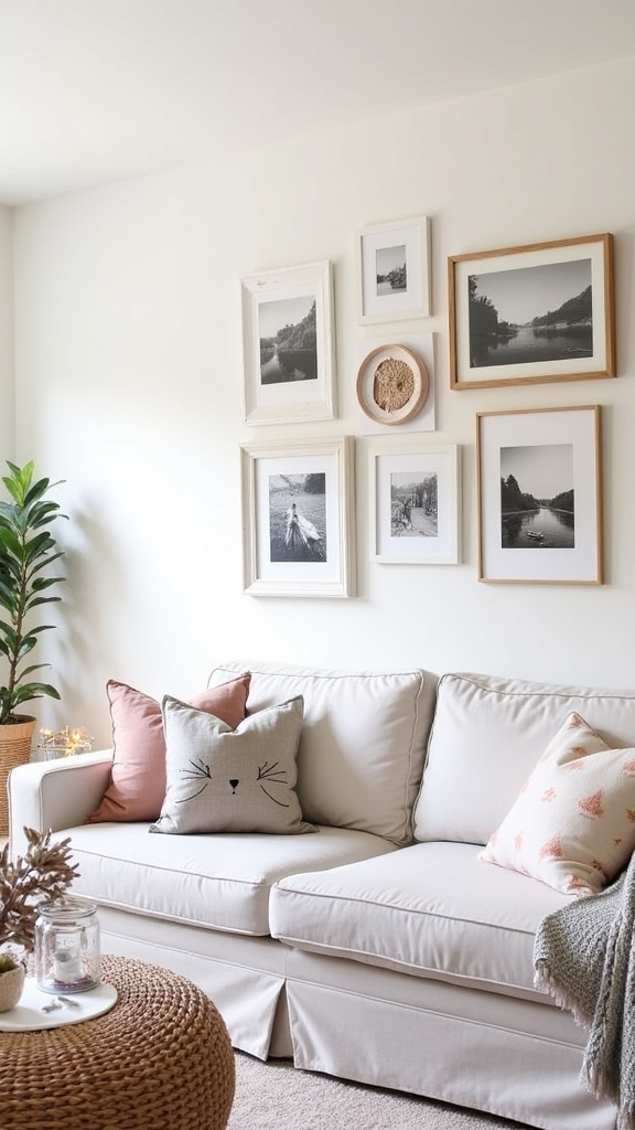 14. Create a Neutral Gallery Wall