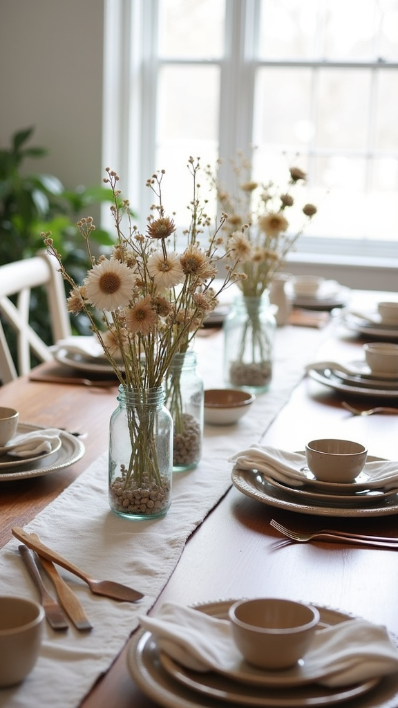 16. Refresh Your Table Setting with Neutral Dishes