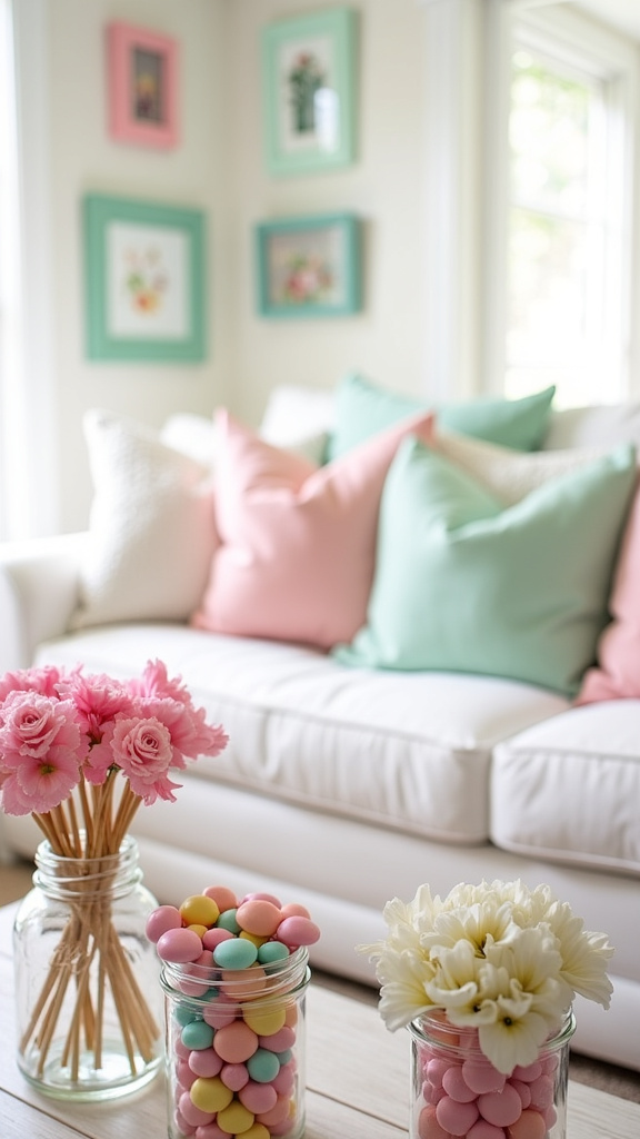 17. Use Pastel Seasonal Decor