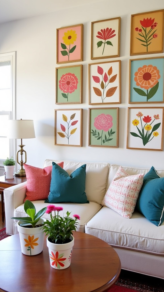 20. Personalize Your Space with Custom Floral Prints