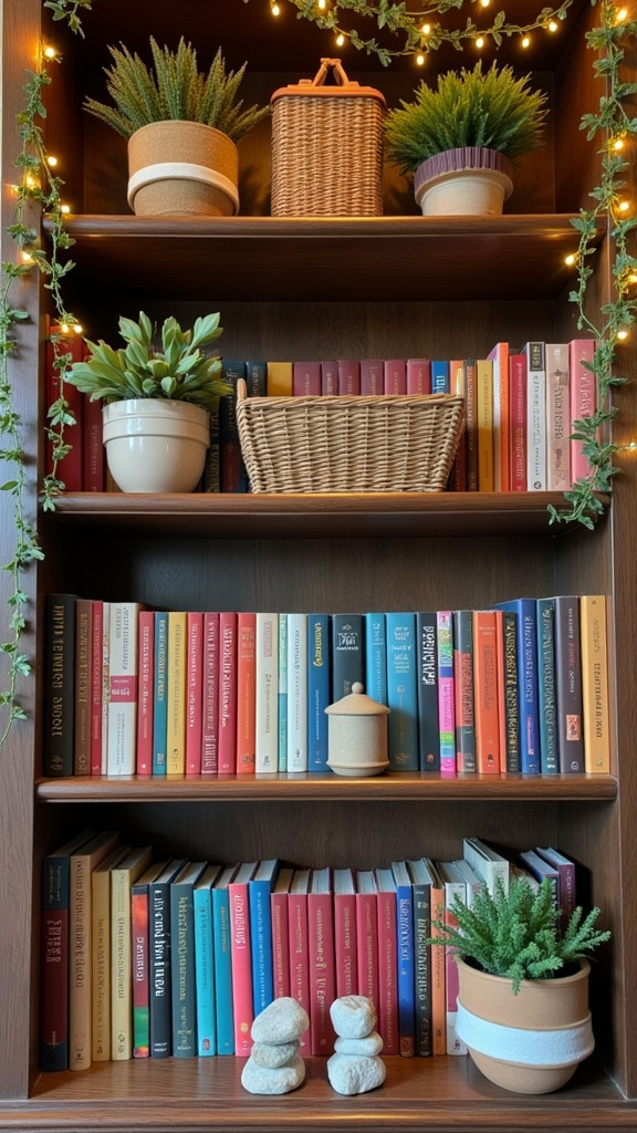 22. Organize Your Bookshelves