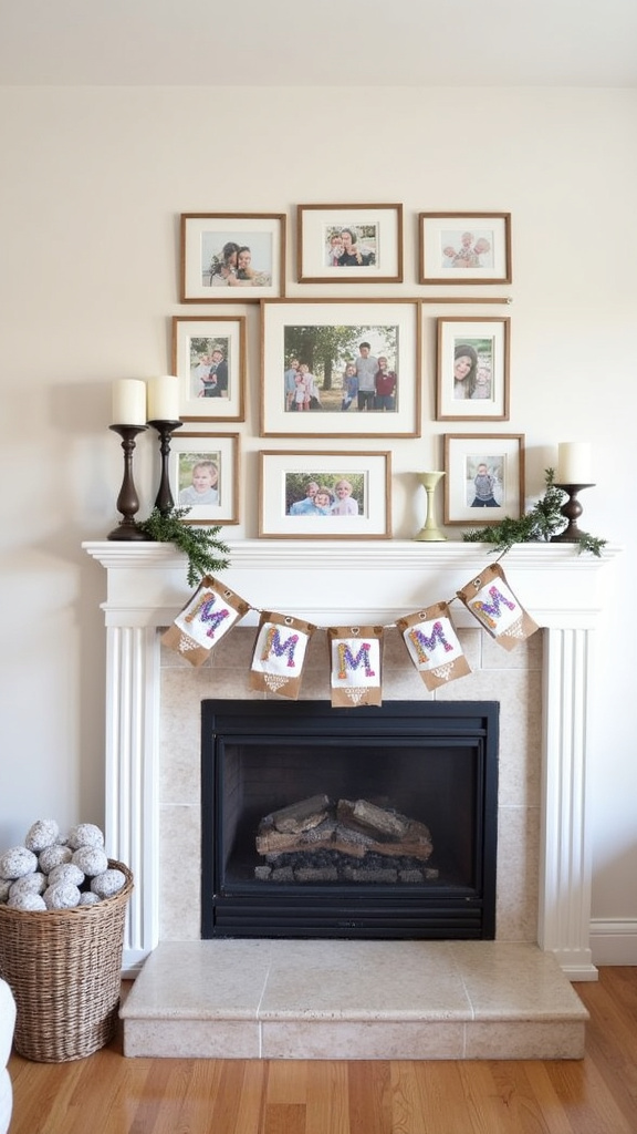 25. Personalize with Neutral Photo Frames