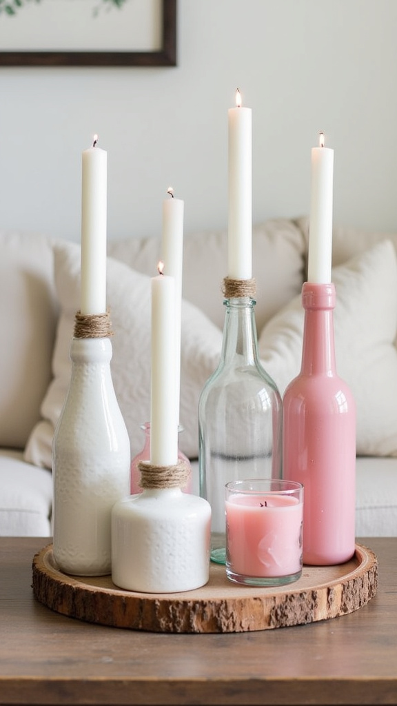 5. Keep Candles Simple and Elegant