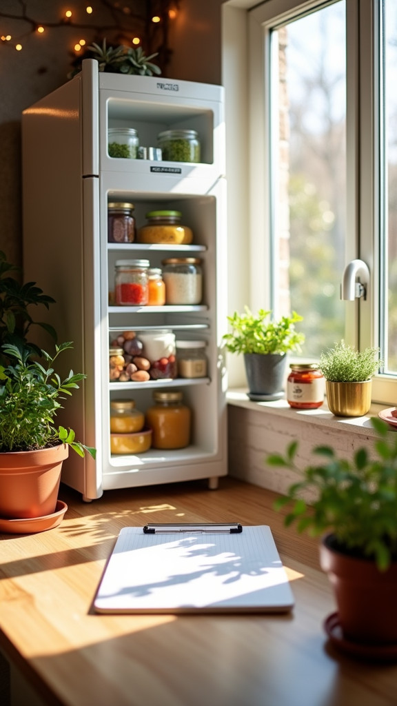 8. Clean Out the Fridge Before Grocery Shopping