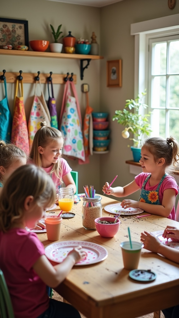 8. Festive Aprons for You and Your Guests