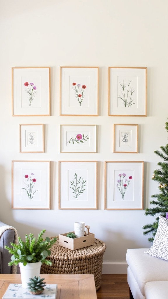 8. Opt for Minimalist Floral Line Art