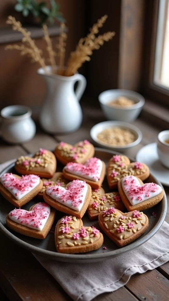 Bake Heart-Shaped Treats with Rustic Ingredients