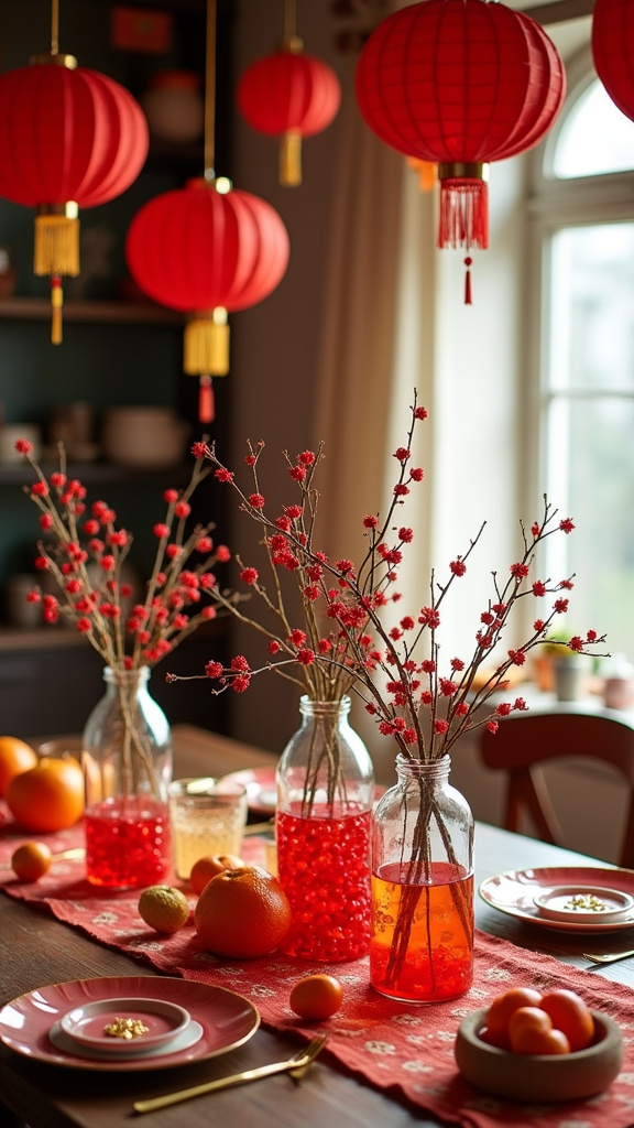 Create DIY Red-and-Gold Ornaments for Your Home