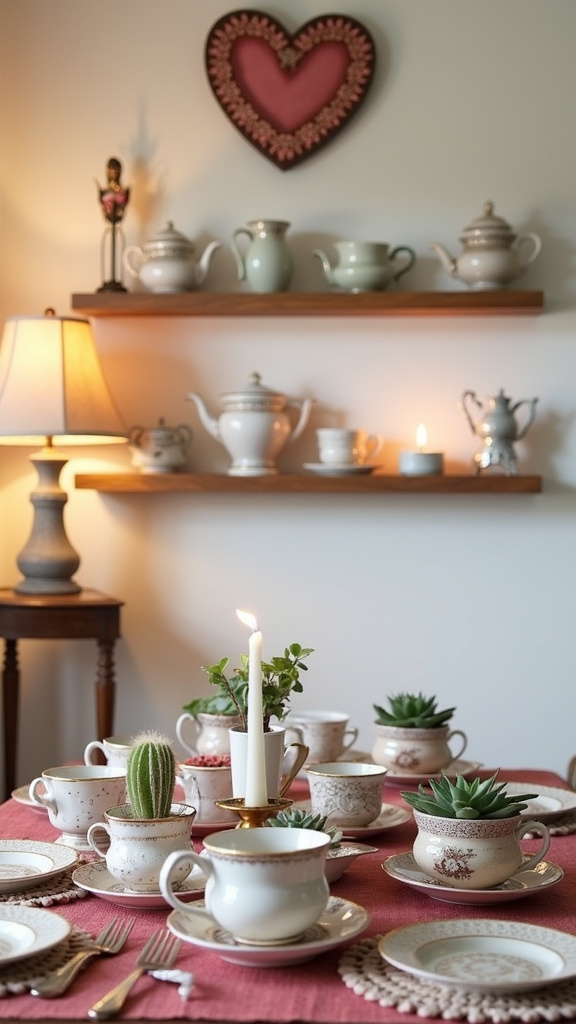 Incorporate Vintage Tea Sets into Your Decor