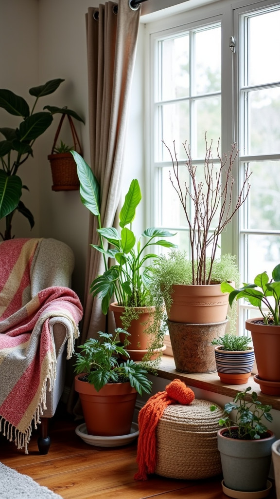 Pair Plants with Textiles for Warmth