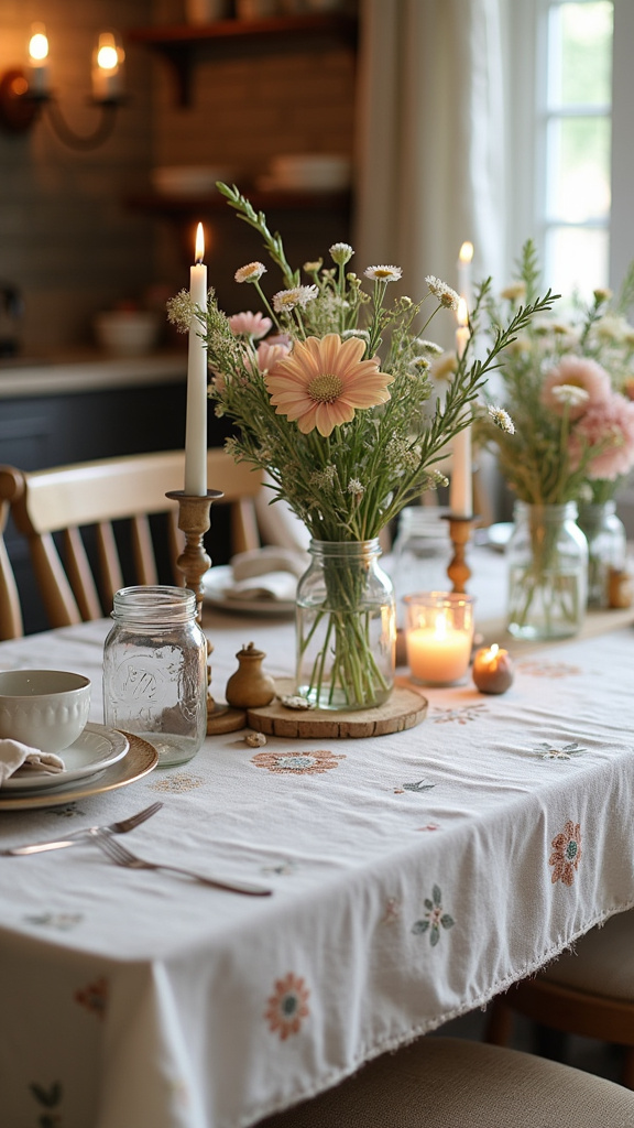 Use Linen Tablecloths for an Elegant Touch