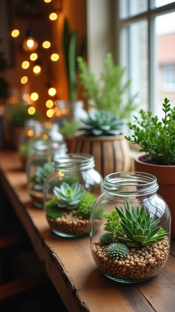 Use Terrariums for a Unique Display