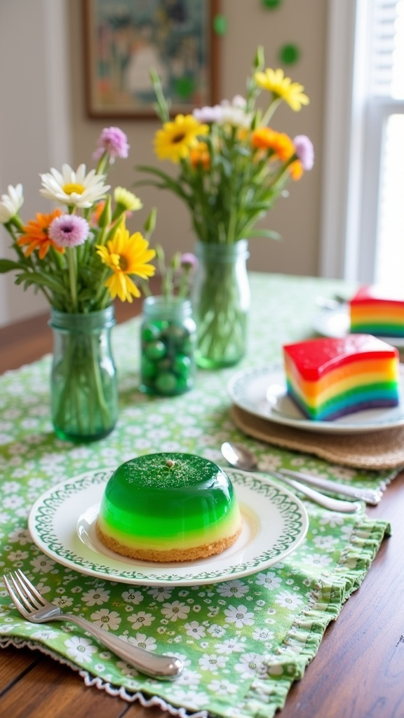 10. Create a Rainbow of Desserts