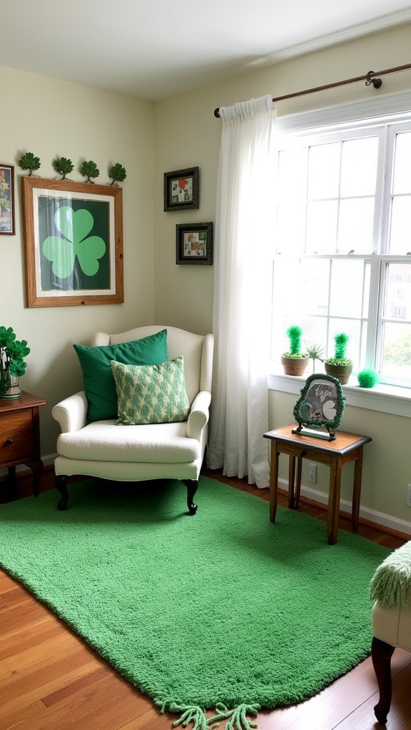 11. Bold Green Rugs to Ground Your Space