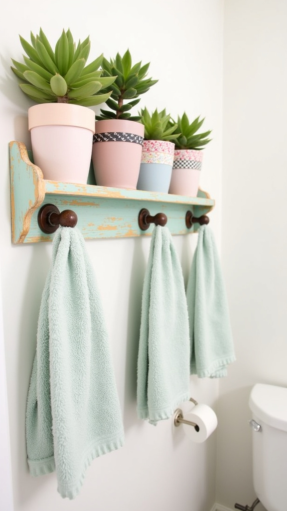 17. Refresh Your Bathroom with Spring Colors