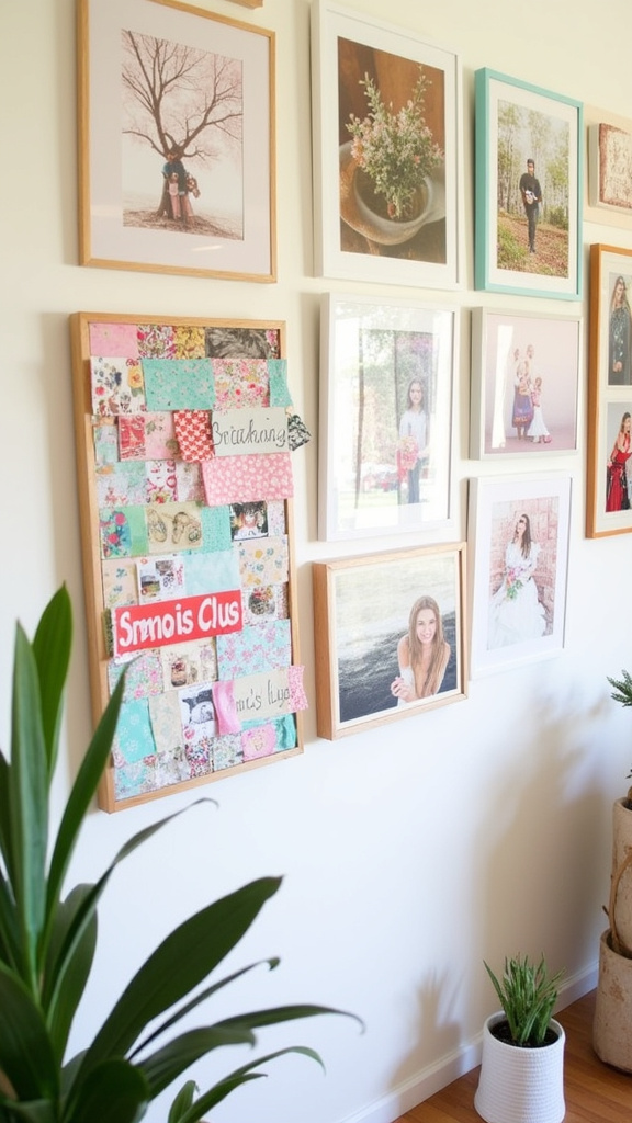 18. Create a Spring-Themed Gallery Wall