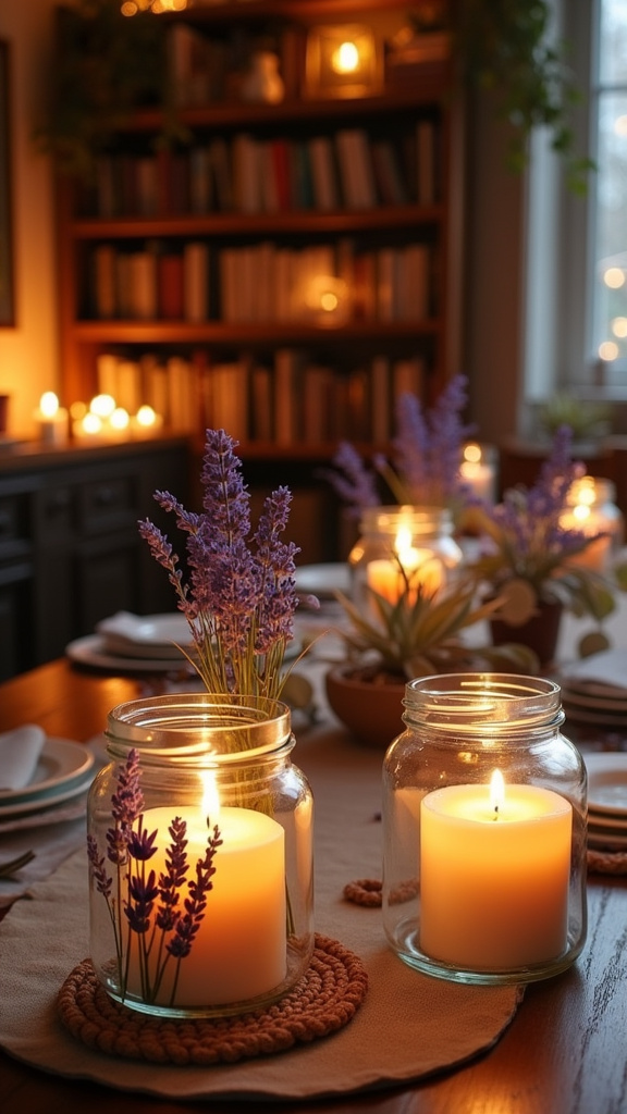 18. Use Scented Candles with Floral Scents