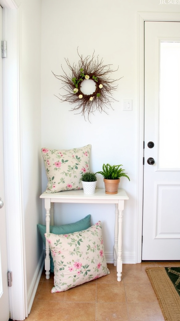 21. Update Your Entryway with Seasonal Decor