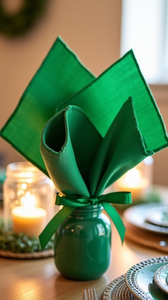 22. Use Fun Napkin Folding Techniques