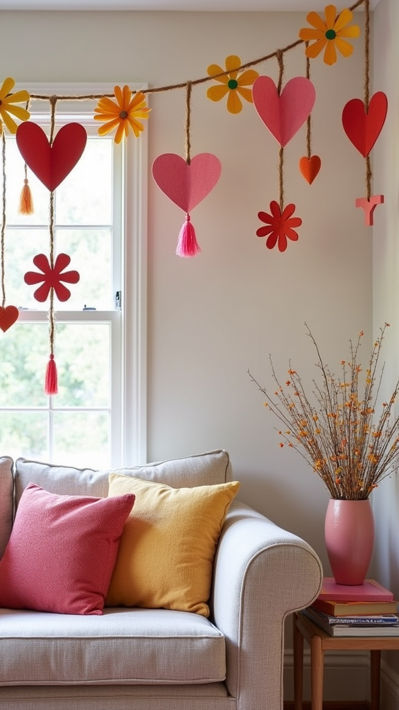 23. Handmade Garlands with Meaningful Symbols