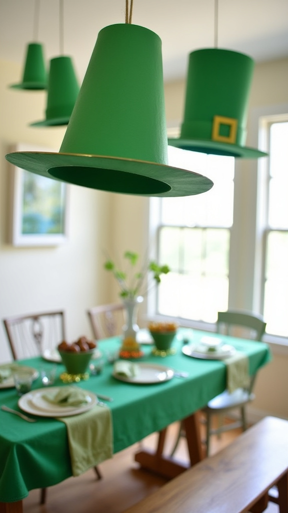 25. Decorate with Leprechaun Hats for Whimsy