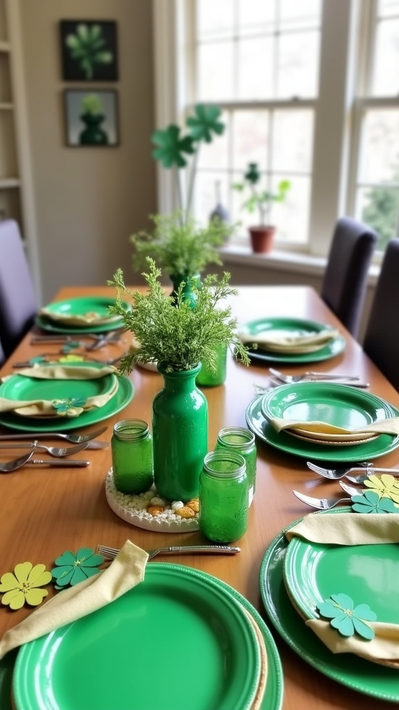 25. Use Colorful Tableware for Contrast