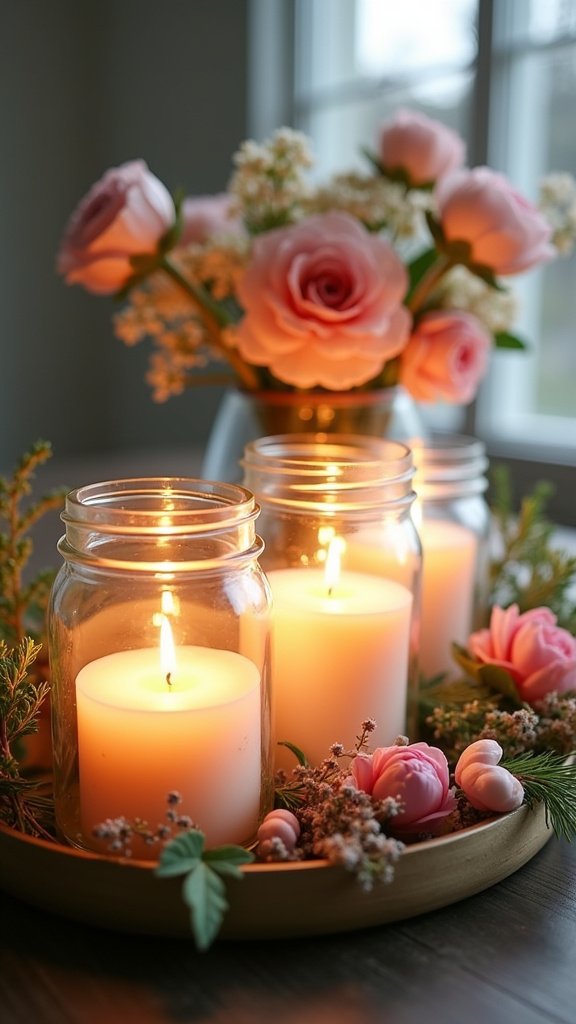 25. Use Scented Candles with Floral Scents