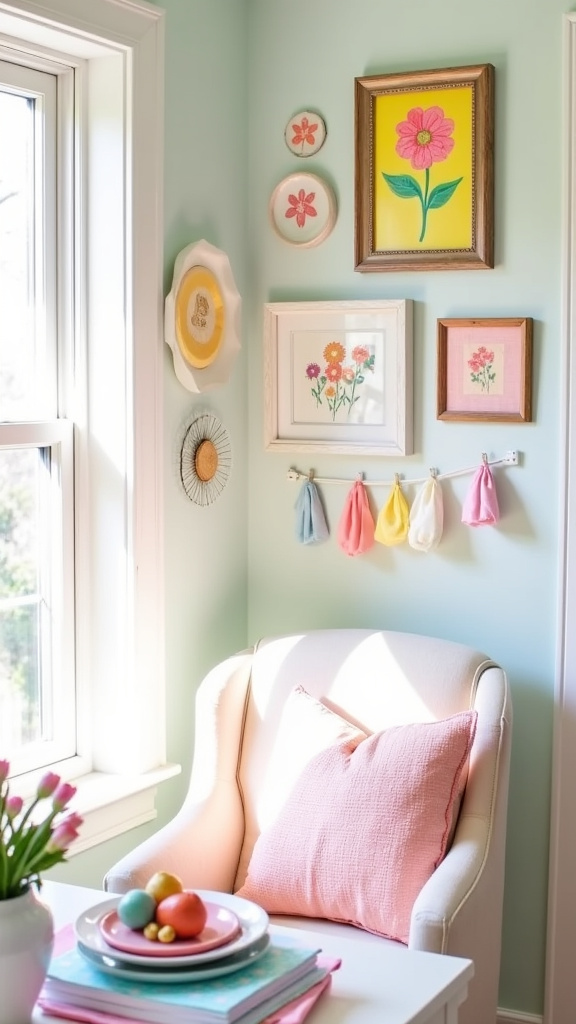 4. Create a Spring-Inspired Gallery Wall