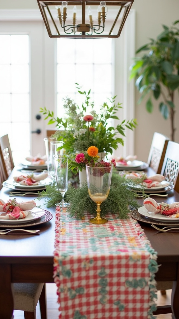 9. Set a Bright Table with Seasonal Dinnerware