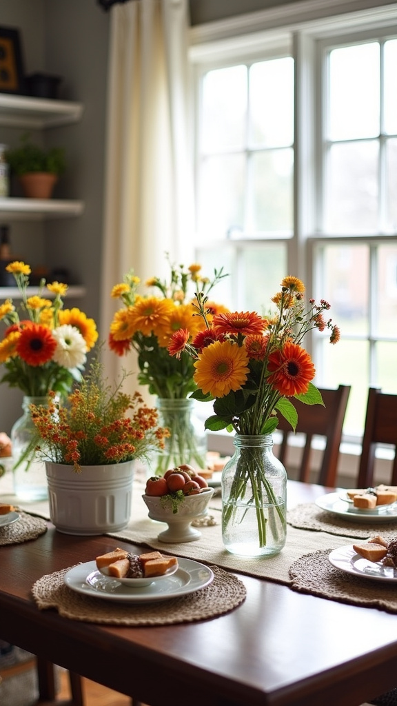 9. Use Fresh Flowers for Seasonal Bouquets