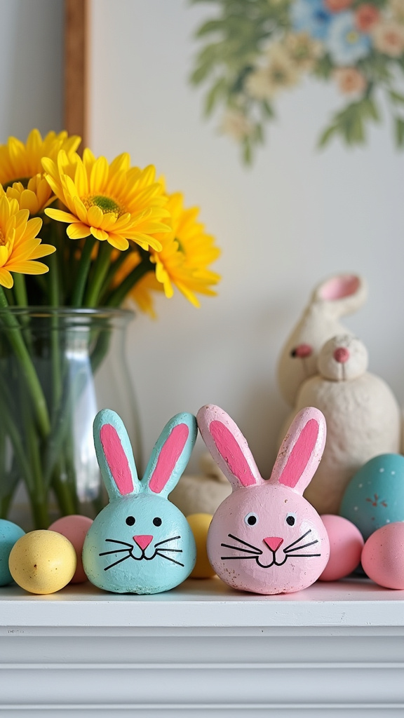 Add Bunny Figurines to Your Shelves