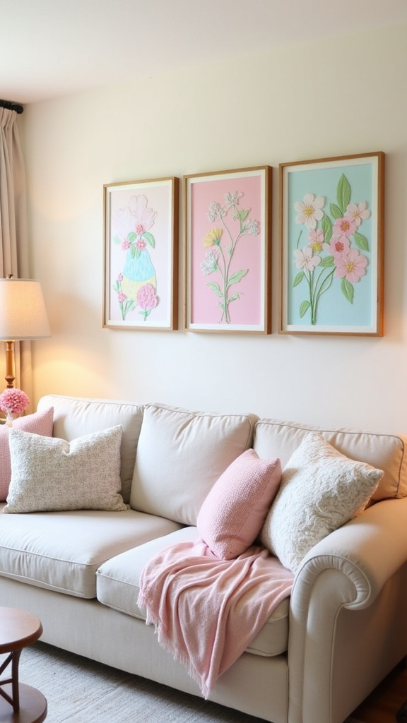 Add Soft Pastel Wall Art