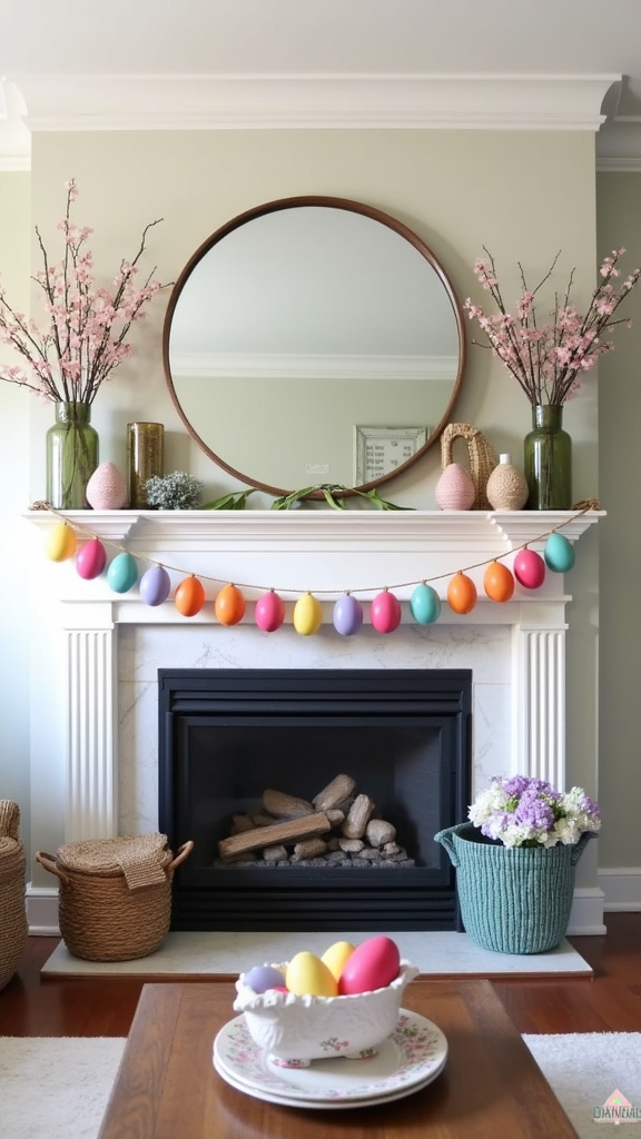 DIY Painted Egg Garlands