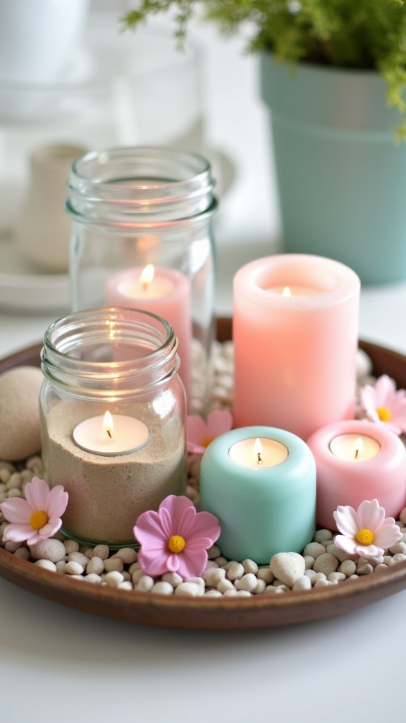 Decorate with Easter-Themed Candles