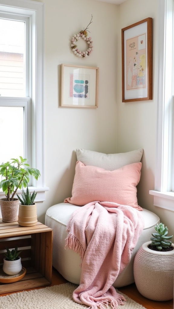 Design a Pastel-Inspired Reading Nook