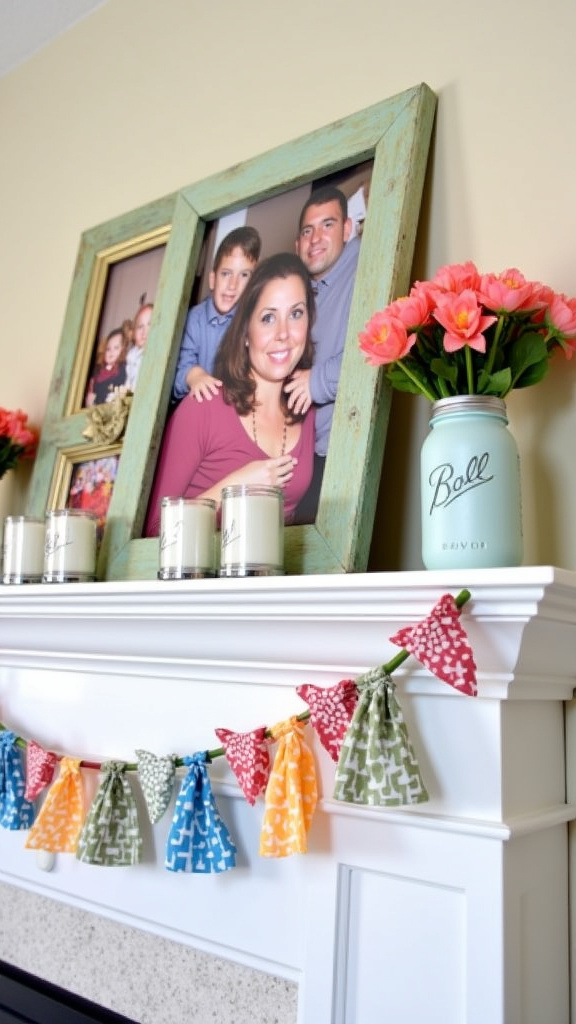 Display Family Photos with a Spring Theme