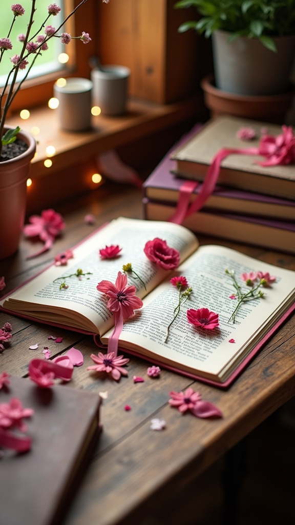 Dried Flower Bookmarks