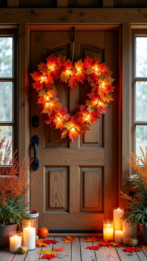 Heart-Shaped Leaf Wreath