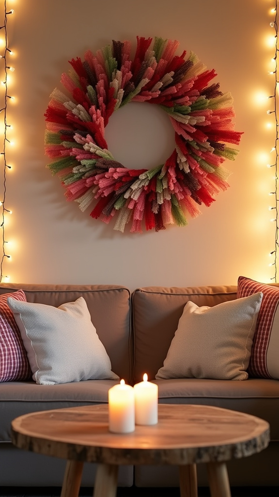 Make a Chic Wreath from Scrap Fabric