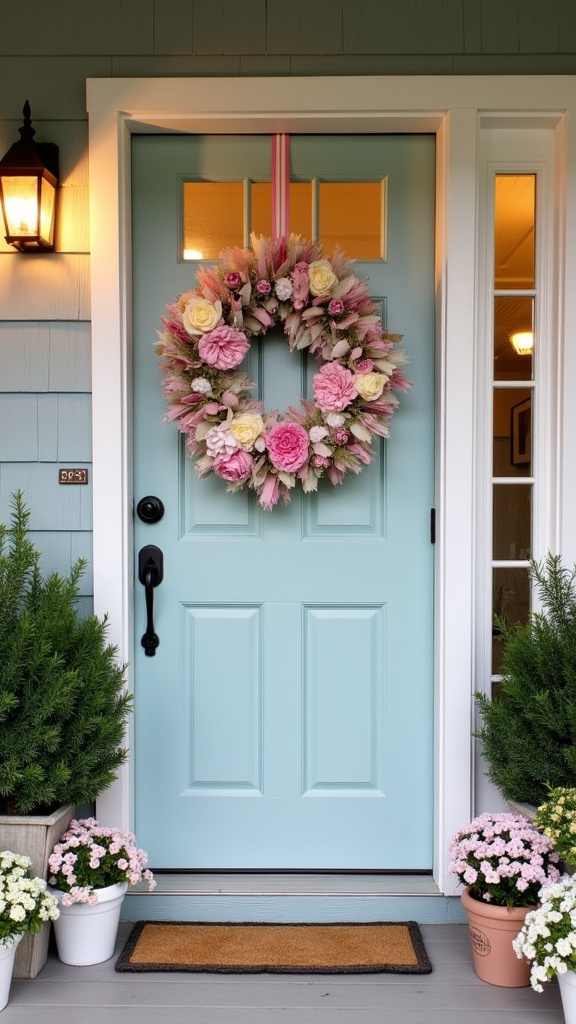 Make a Pastel Wreath for Your Front Door