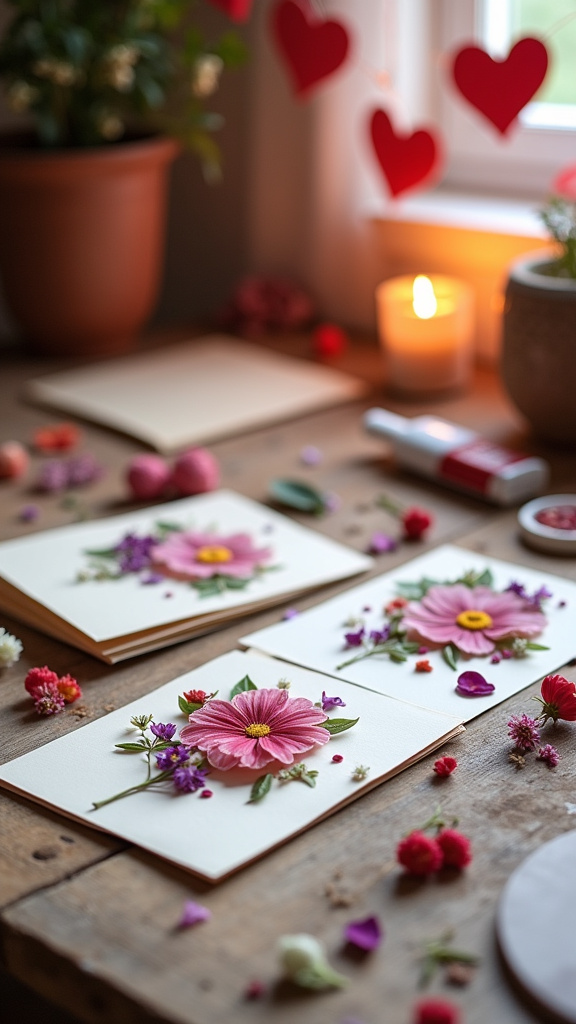 Pressed Flower Cards