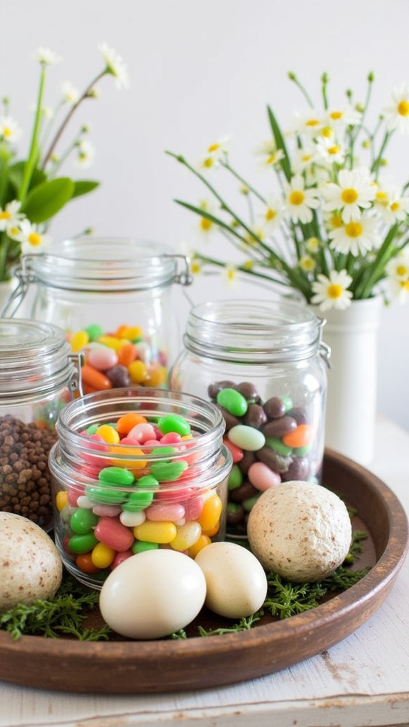 Use Clear Jars for Candy Displays