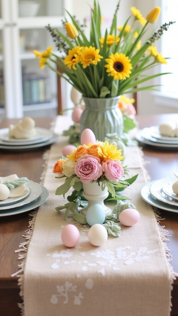 Use Easter-Themed Table Runners