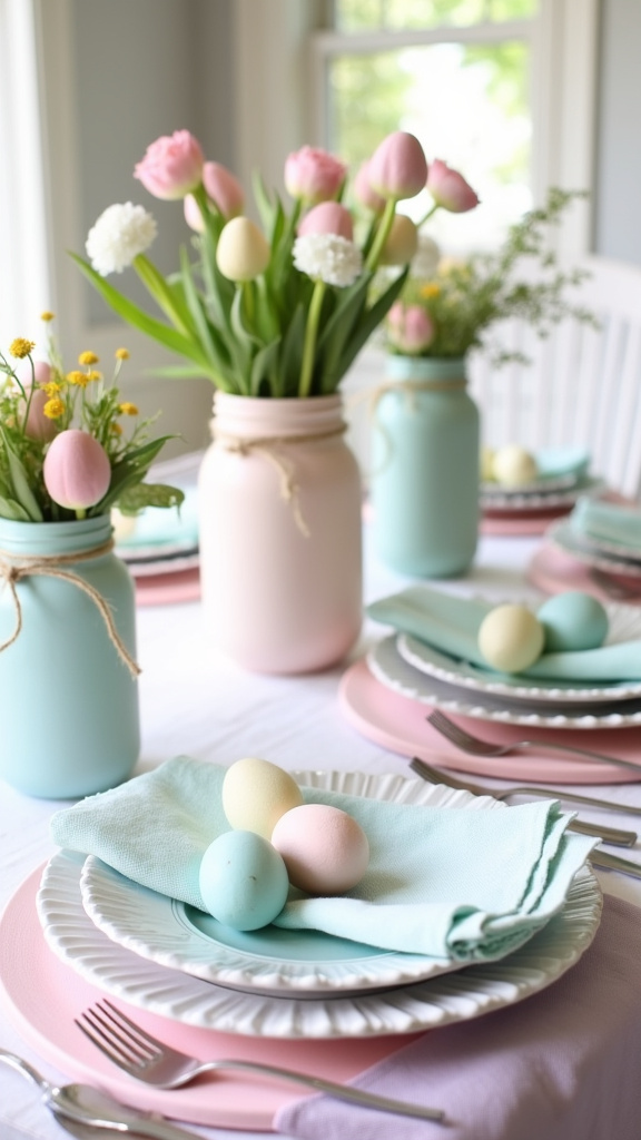 Use Pastel Table Settings